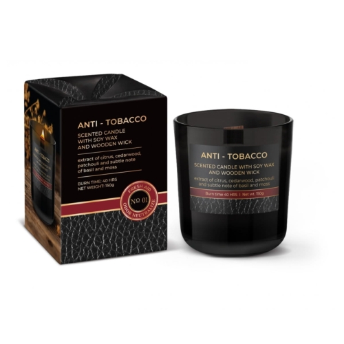 Świeca Zapachowa w Szkle 150g  Anti-Tobacco