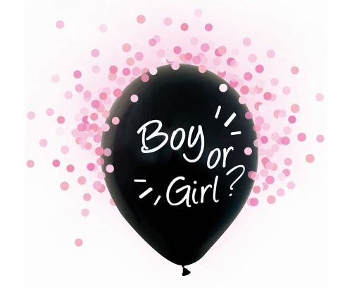 Balony Baby Shower Dziewczynka kpl. 4szt