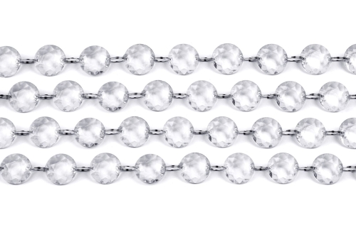 Girlanda Kryształki 100cm - Transparentny