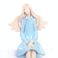 Anioł Patyczak w Glanach Szkliwiony 29cm