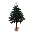 Choinka na Pniu Świerk 150cm - Ciemny Zielony