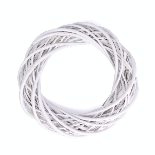 Koło Wiklinowe Wianek 35cm - Biały