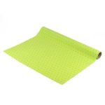 Folia Satynowa w Kropki 50cm - Seledynowy