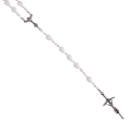 Różaniec Komunijny Łezka 8mm kpl. 10szt - Biały
