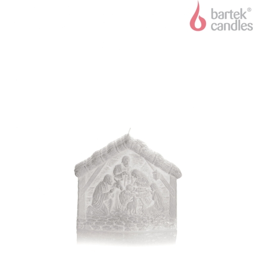Świeca Miracle Christmas Eve Szopka - Biały
