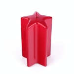 Świeca Gwiazda 7x13cm - Czerwony