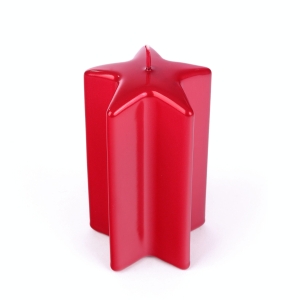 Świeca Gwiazda 7x13cm - Czerwony