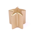 Świeca Gwiazda 7x8cm - Złoty