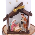 Świeca Szopka z Diodą 16cm