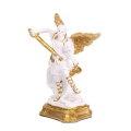Figurka Św. Michał Archanioł 12cm - Biały/Złoty