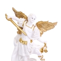 Figurka Św. Michał Archanioł 19cm - Biały/Złoty
