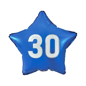 Balon Foliowy Gwiazda 30 - Niebieski