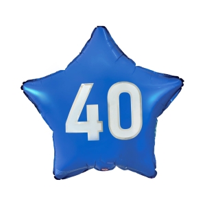 Balon Foliowy Gwiazda 40 - Niebieski