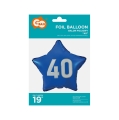 Balon Foliowy Gwiazda 40 - Niebieski