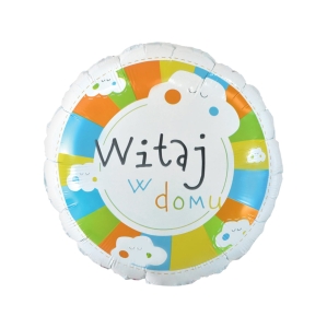 Balon Foliowy Witaj w Domu 45cm