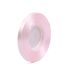 Wstążka Satynowa 6mm 32mb - Blady Różowy Nr 326