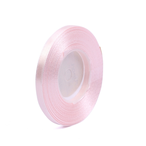 Wstążka Satynowa 6mm 32mb - Blady Różowy Nr 326