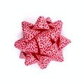 Rozeta Średnia Metalik w Kropki 7,5cm kpl. 24szt 