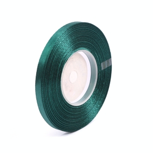 Wstążka Satynowa 6mm 32mb - Zielony Butelkowy Nr 335