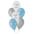 Balony Witaj w Domu dla Chłopca kpl. 6szt