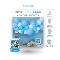 Balony Girlanda Baby Blue DIY kpl. 65szt