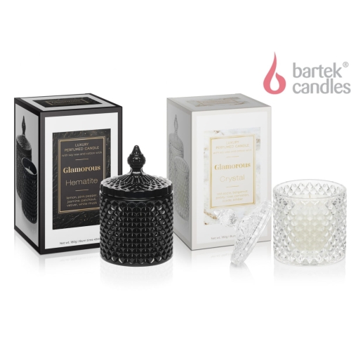 Świeca Zapachowa w Szkle Glamorous 180g - 2 zapachy