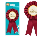 Kotylion Super Mama 15cm - Bordowy
