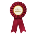 Kotylion Super Mama 15cm - Bordowy