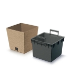 Doniczka Furu Square ECO Wood 24x23cm - Natural