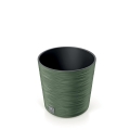 Doniczka Plastikowa Furu Round z Wkładem 30x29cm- Zielony
