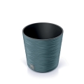 Doniczka Plastikowa Furu Round z Wkładem 25x24cm- Niebieski 