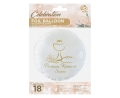 Balon Foliowy I Komunia Święta Kielich 36cm - Biały