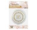 Balon Foliowy I Komunia IHS 36cm - Biały