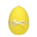 Świeca Easter Joy Welur Jajko 10x14cm - Żółty