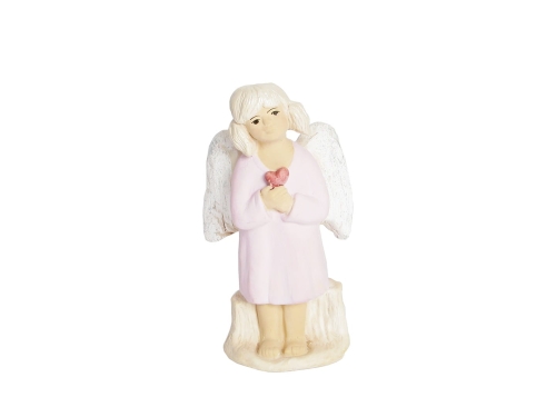 Anioł Bosy z Sercem 22cm