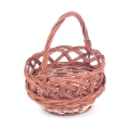 Koszyk Wiklinowy na Święconkę 22cm Warkocz - 2 wzory