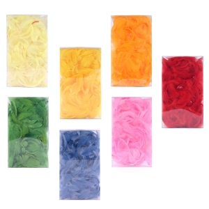 Piórka Dekoracyjne w Pudełku 44g - kolory