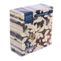 Serwetki Flizelinowe PAW Professional Airlaid Beautiful Floral kpl. 50szt - Czarny