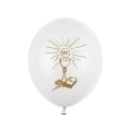 Balony Komunijne Kielich IHS 27cm kpl. 6szt