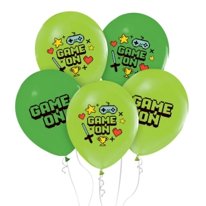 Balony Lateksowe Game On kpl. 5szt