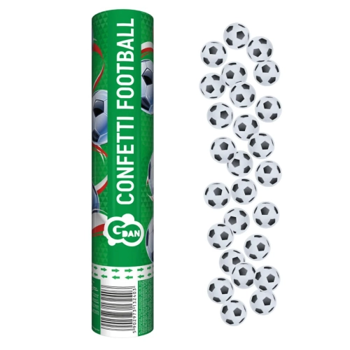 Wystrzałowa Tuba z Konfetti 30cm - Piłka Nożna 
