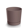 Doniczka Plastikowa Tubo P 24x23cm - Marsala