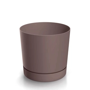 Doniczka Plastikowa Tubo P 24x23cm - Marsala
