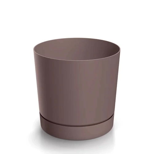 Doniczka Plastikowa Tubo P 24x23cm - Marsala
