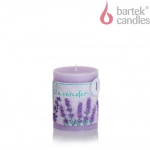 Świeca Lavender Słupek 7x9cm 