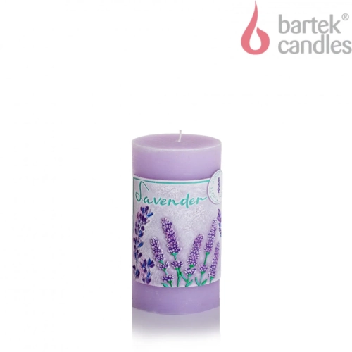 Świeca Lavender Słupek 7x14cm