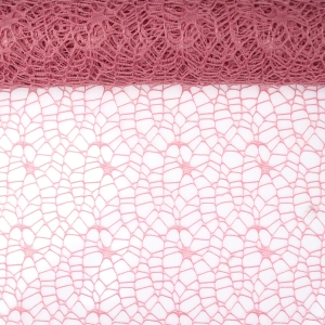 Siatka Koronkowa 50cmx4,5m - Brudny Różowy
