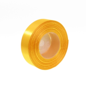 Wstążka Satynowa 25mm 32mb – Żółty Nr 16