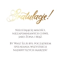 Kartka Okolicznościowa Ślub DL PM -  wzory