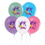 Balony Kolorowe Jednorożec kpl. 5szt